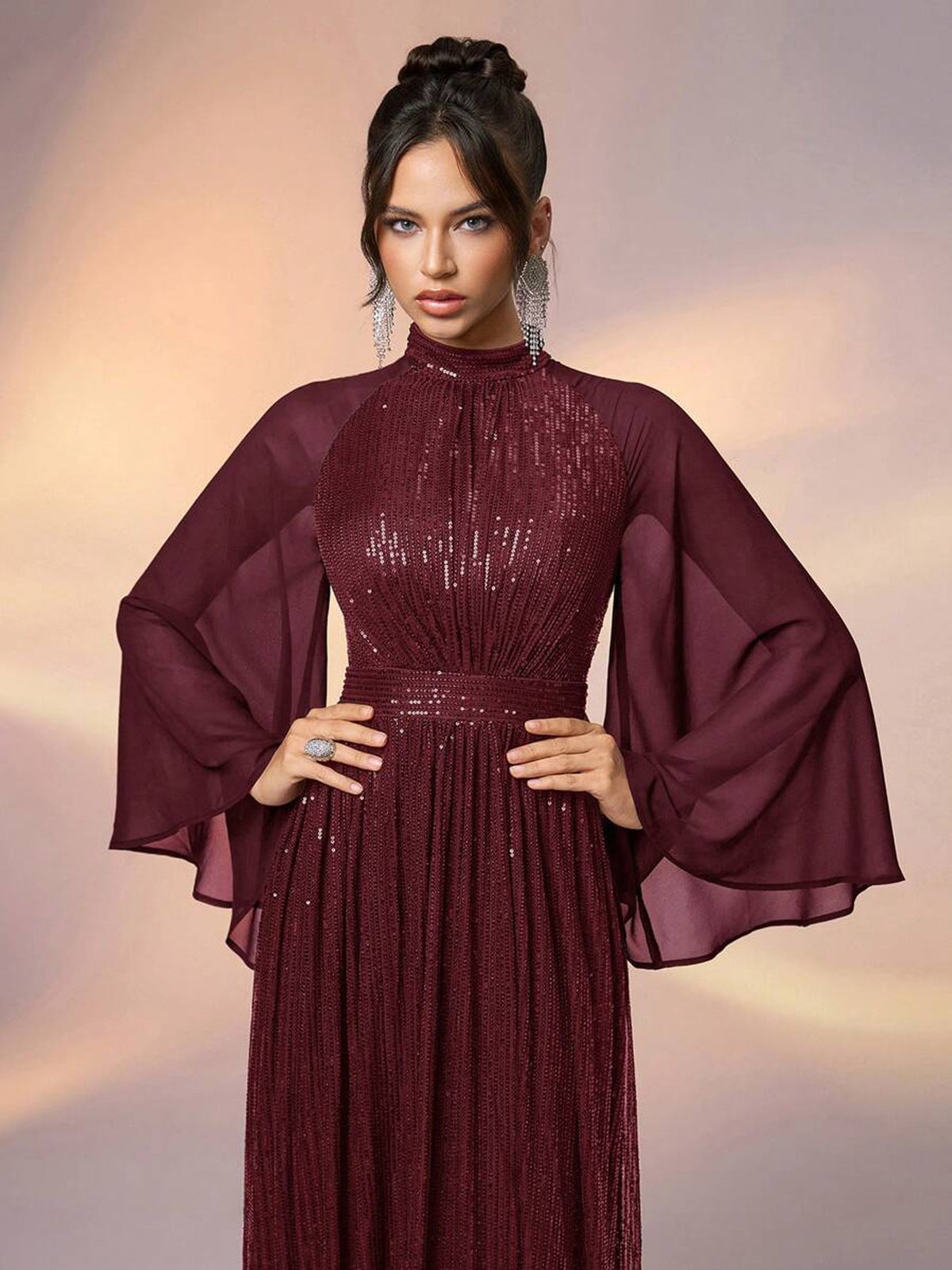 XU00153 - Burgundy Front Detail