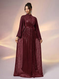 XU00153 - Burgundy Front Full Length