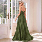 XU00155 - Sage Green Lace-Up Back