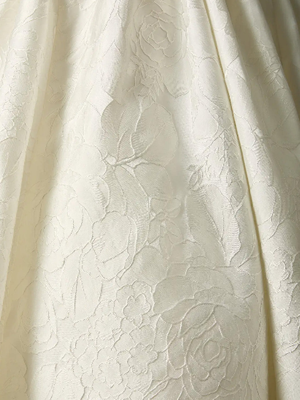 Floral Jacquard Fabric Close-up