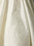Floral Jacquard Fabric Close-up